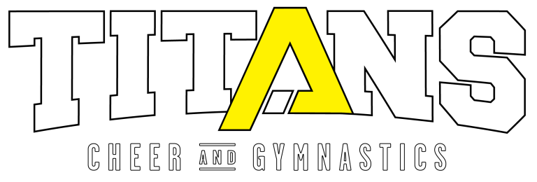 Text Logo For Titans Cheer & Gymnastics